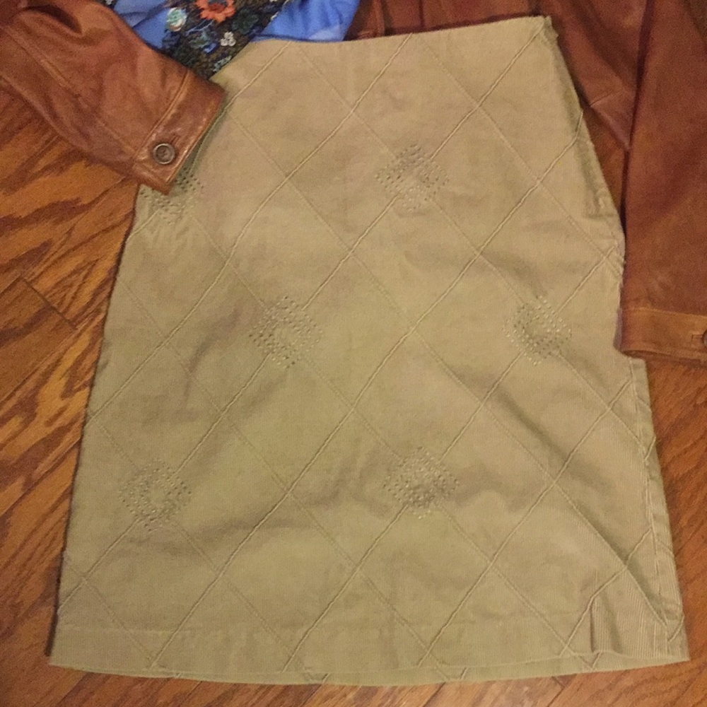 Talbots corduroy skirt